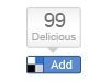 Awesome Delicious Bookmark Button With Counter for Blogspot and Wordpress Plugin 1