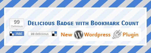 My first wordpress plugin – Delicious Bookmark Button with realtime bookmark count