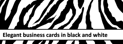 Showcase of 20+ elegant business cards in black and white