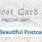 showcase of postcard designs