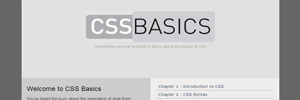 Basics of CSS