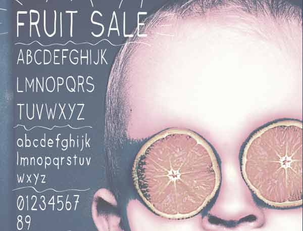 Fruit Sale FREE Type Face on Behance