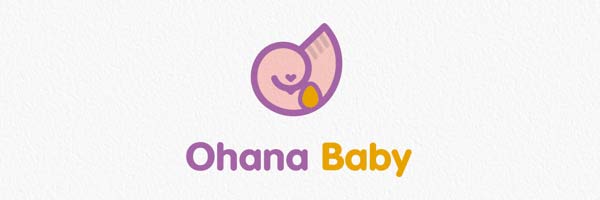 Logo design for Ohana Baby, a maternity services company