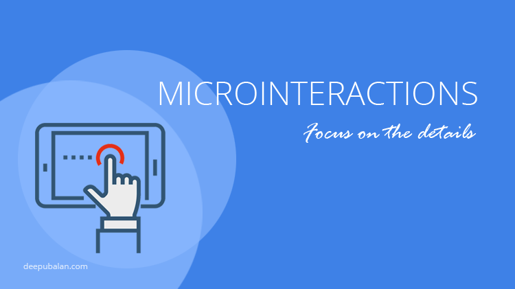 Microinteractions in UI – Focus on the details